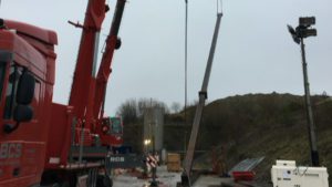 Steel structure installation